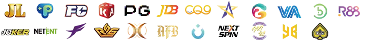 PESOMAX games providers section displaying multiple online casino game developers with diverse game selections