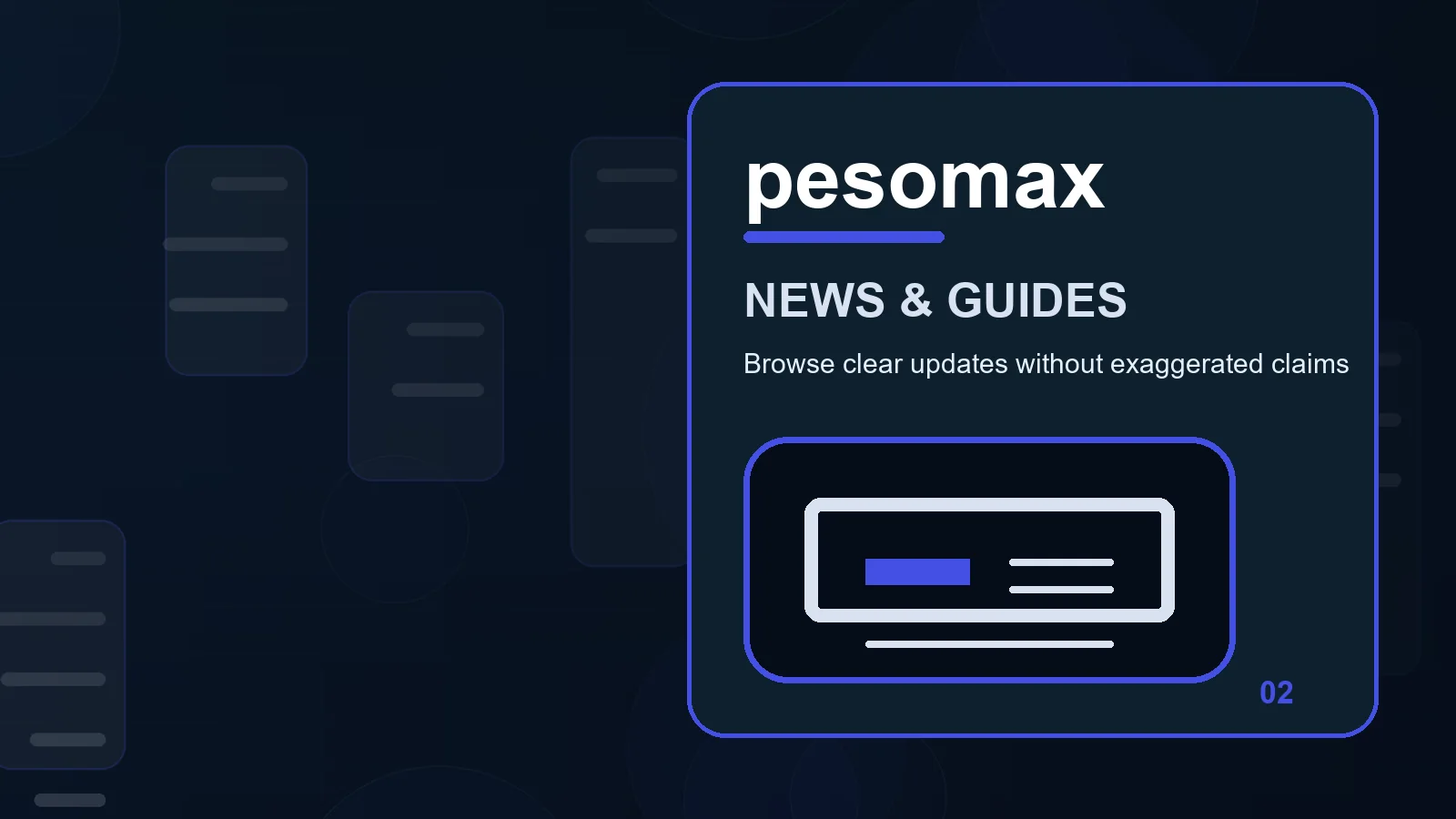 pesomax news full-width visual guide 2